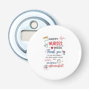 Nurse Week Sign Printable Appreciation Nurse Thank Bottle Opener