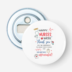 Nurse Week Sign Printable Appreciation Nurse Thank Bottle Opener
