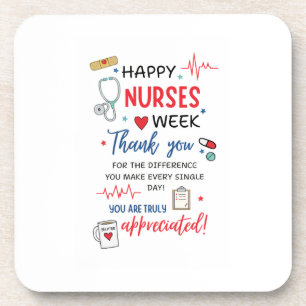 Nurse Week Sign Printable Appreciation Nurse Thank Coaster
