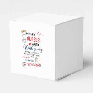 Nurse Week Sign Printable Appreciation Nurse Thank Favor Box