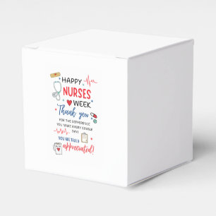 Nurse Week Sign Printable Appreciation Nurse Thank Favor Box