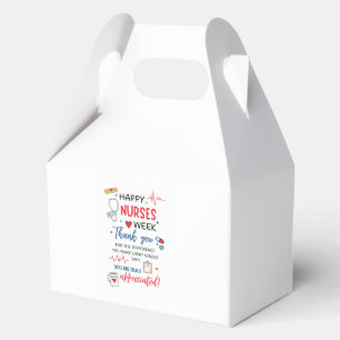 Nurse Week Sign Printable Appreciation Nurse Thank Favor Box