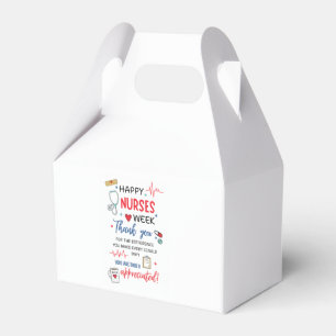 Nurse Week Sign Printable Appreciation Nurse Thank Favor Box
