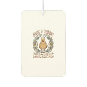 Nurse Who Loves Chickens Vintage Shirt Design_1 Air Freshener