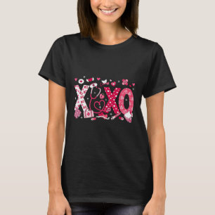 Nurse Xoxo Stethoscope Valentine Rn Pct Cna Nurse  T-Shirt