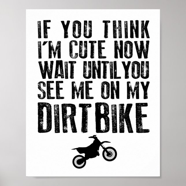 Nurserie moto cross bébé Impression pour tout-peti (Devant)