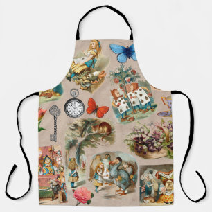  Nursery Alice Colourful 1800s Classic Wonderland  Apron