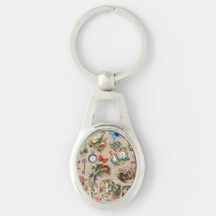 Nursery Alice Colourful 1800s Classic Wonderland  Keychain