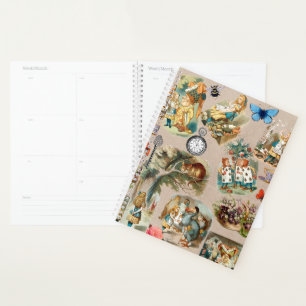  Nursery Alice Colourful 1800s Classic Wonderland  Planner
