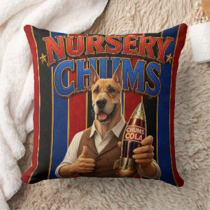 Nursery chums cola/large chums cushion/throw pillo throw pillow