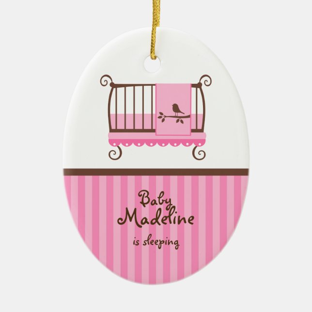 Nursery Door Hanger Ceramic Ornament (Front)