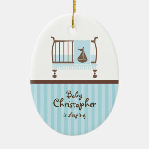 Nursery Door Hanger Ceramic Ornament