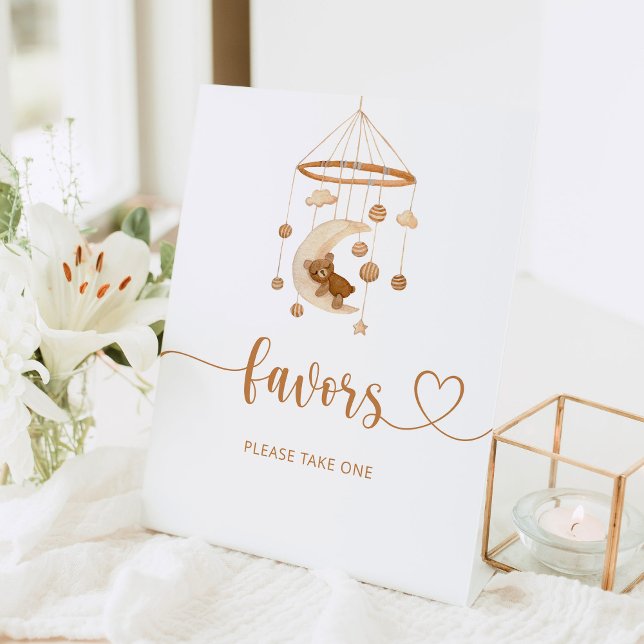 Nursery mobile Favour please take one Pedestal Sig Sign (Creator Uploaded)