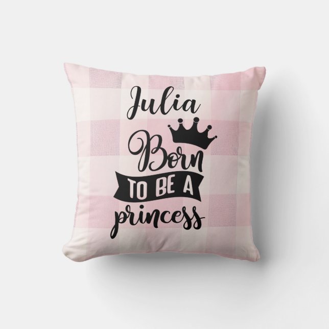 Nursery Personalized Decor Pillow (Front)