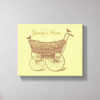 Nursery Print- Any Color Background! Canvas Print