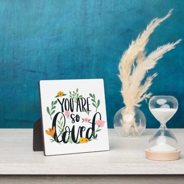 Nursery Quote You Are So Loved Plaque (Insitu)