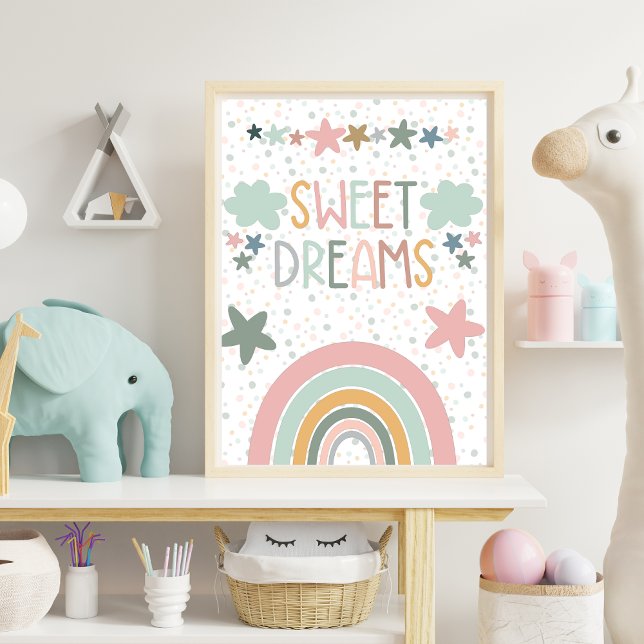 Nursery Rainbow Boho Art Poster (Creator Uploaded)
