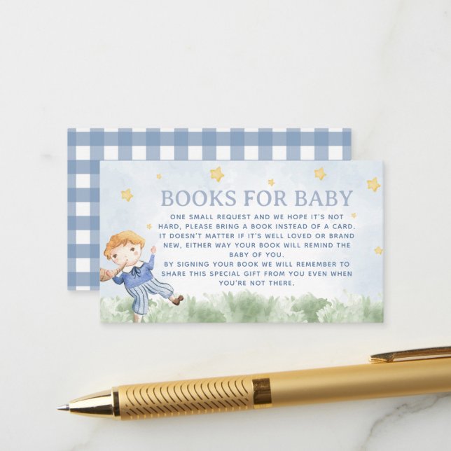 Nursery Rhyme Books For Baby Enclosure Card (Front/Back In Situ)