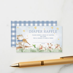 Nursery Rhyme Diaper Raffle Enclosure Card