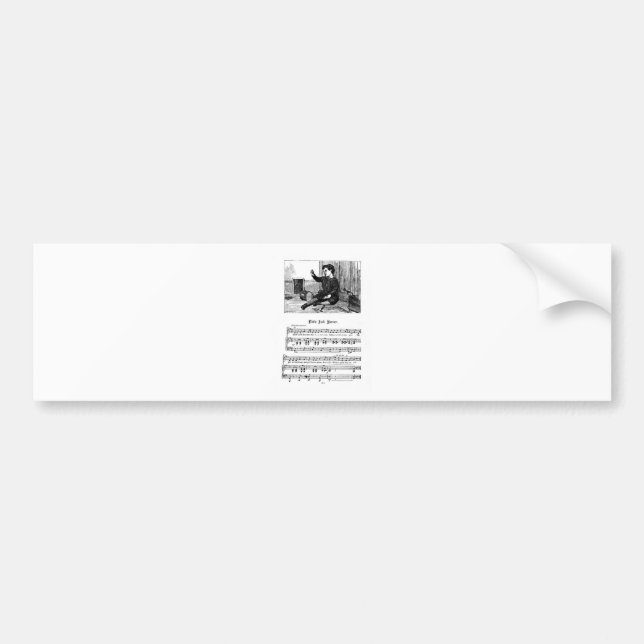 Nursery Rhyme Jack Korner Bumper Sticker (Front)