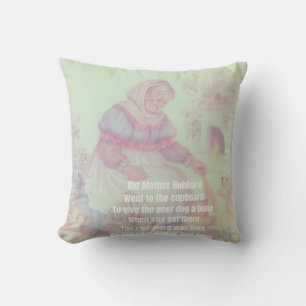 Nursery Rhyme Throw Pillow