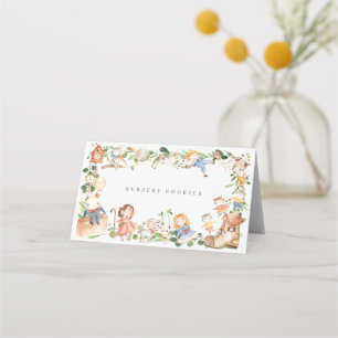 Nursery Rhymes Buffet Food Labels Place Card