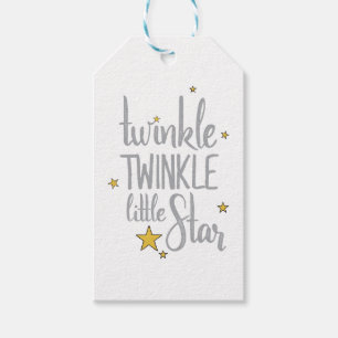 Nursery Rhymes Image Twinkle Twinkle Little Design Gift Tags