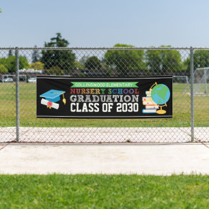 Nursery School Graduation Ceremony or Party Banner