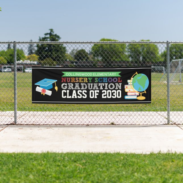 Nursery School Graduation Ceremony or Party Banner (Insitu)
