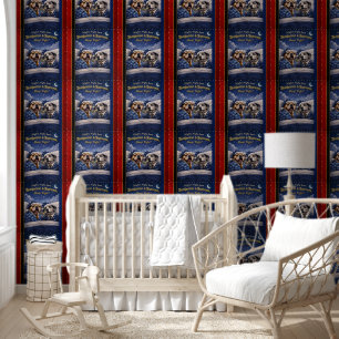 Nursery wallpaper/night from Benjamin and buttons Wallpaper