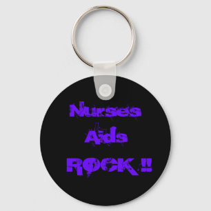 Nurses Aids Rock 2 Keychain