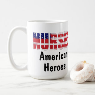 Nurses, American Heroes Coffee Mug