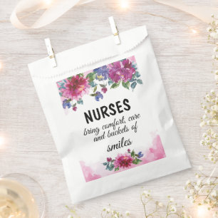 Nurses Appreciation Thank you Nurse leaving gift Favour Bag