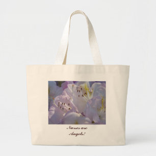 Nurses are Angels! gifts Tote bag Pastel Flowers