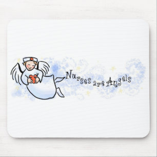 Nurses Are Angels Mouse Pad