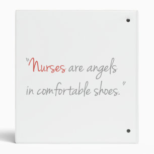 Nurses are Angels Nursing Binder