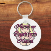 NURSES ARE ANGLES KEYCHAIN (Front)