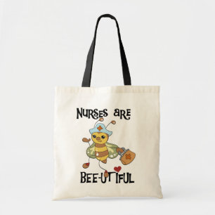 Nurses Are Bee-utiful T-shirts and Gifts Tote Bag