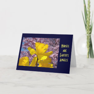 Nurses are Earth's Angels Greeting Cards Nursing