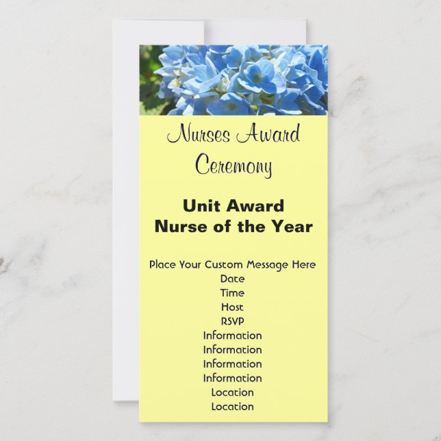 Nurses Award Ceremony Invitations Nurse of Year (Front)