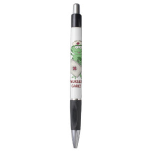 Nurses care cartoon ink pen