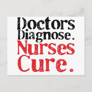 Nurses Cure Postcard