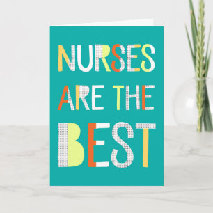 Nurses Day Card - Text Design
