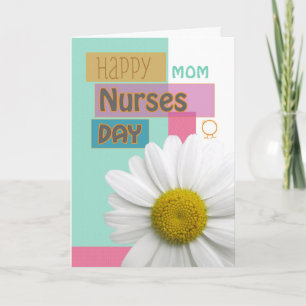 Nurses Day for Mom, Sister, etc, Daisy Scrapbook Card