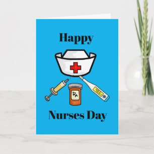 Nurses Day Icons Card