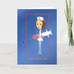 Nurses Day with Syringe Card