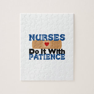 Nurses Do It With Patience Jigsaw Puzzle