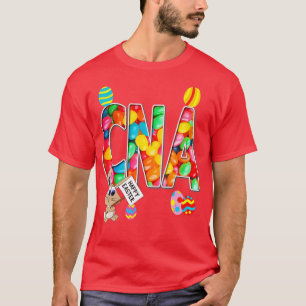 Nurses Easter Jellybean CNA  T-Shirt