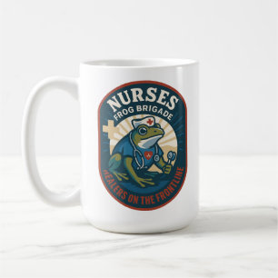 Nurses Frog Brigade – Healers on the Frontline Coffee Mug