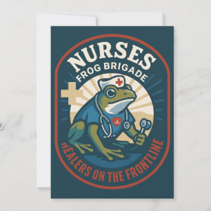 Nurses Frog Brigade – Healers on the Frontline Invitation
